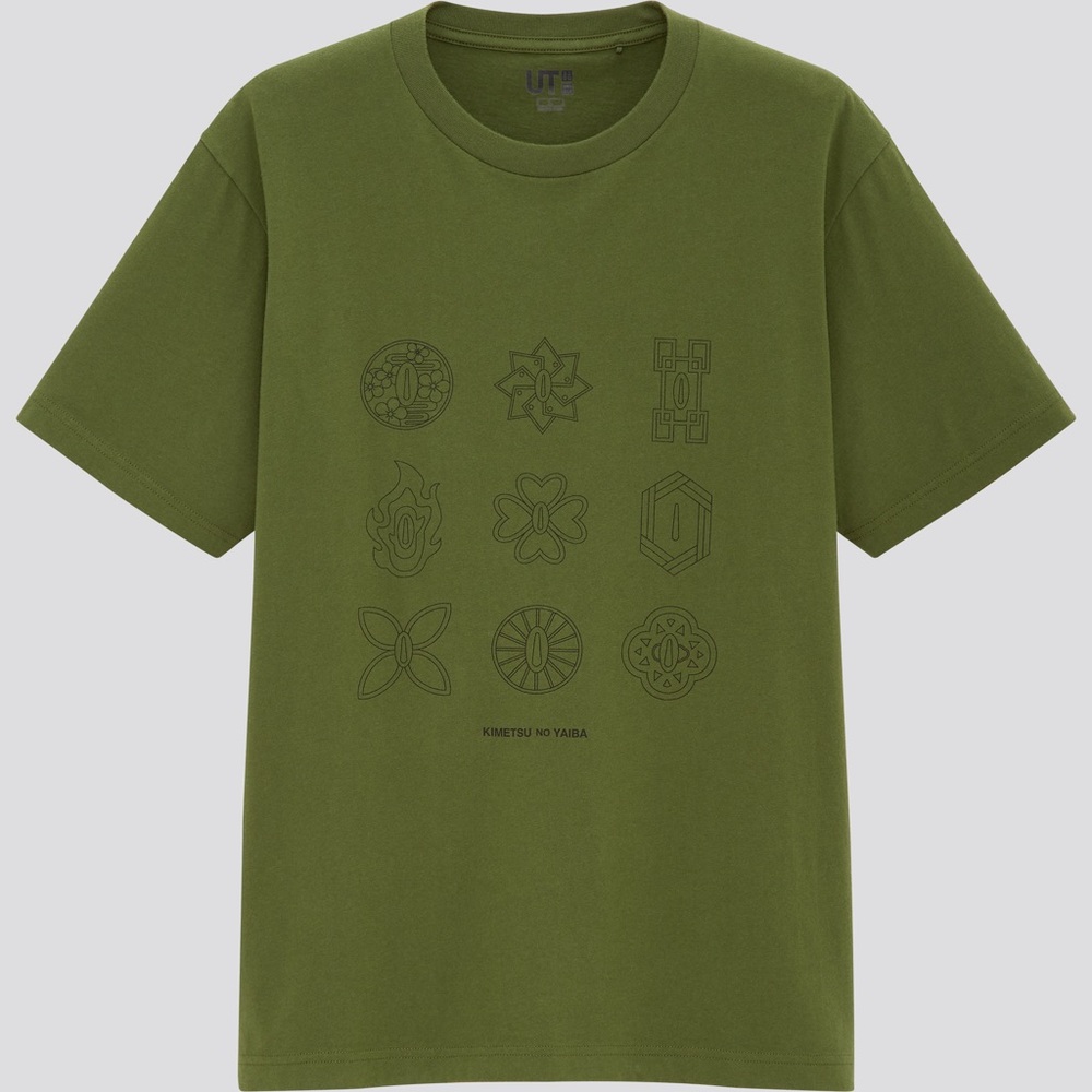 UNIQLO UT x Demon Slayer Anime T-Shirt Kimetsu no Yaiba Nichirin